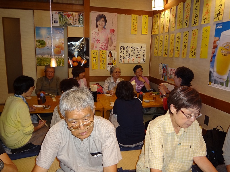 2011.08.27 【東京港野鳥公園隣の大田市場食堂で昼食会】
